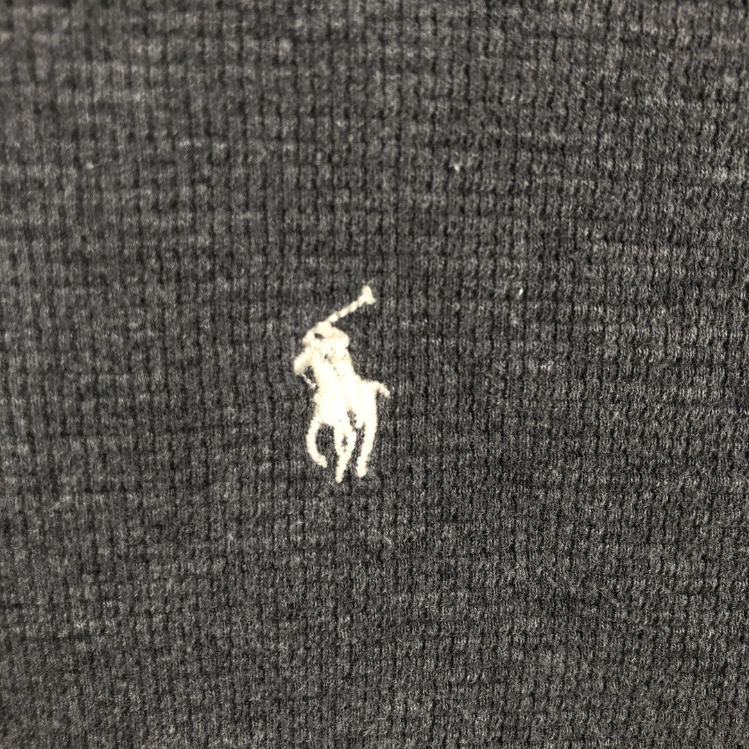 Ralph Lauren POLO RALPH LAUREN Thermal Long T-Shirt Men's XL cotton gray type Vintage Second Hand
