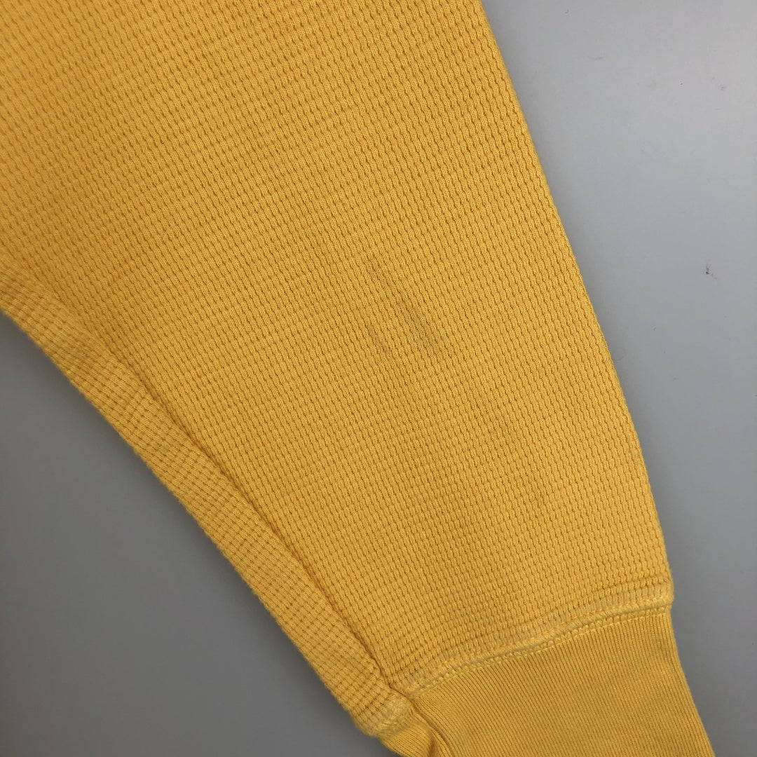 Ralph Lauren POLO RALPH LAUREN Thermal Long T-shirt Men's S size cotton yellow type Vintage Second Hand