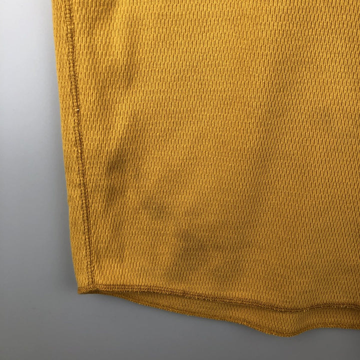 Vintage 90'S J.Crew Thermal Long T-shirt, Honeycomb, Men's XL cotton yellow type Vintage Second Hand