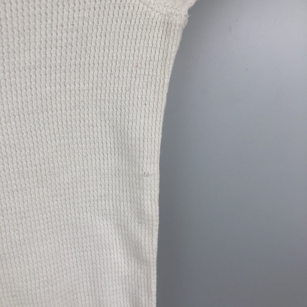 Ralph Lauren POLO RALPH LAUREN Thermal Ron T Waffle Men's L size cotton white type Vintage Second Hand