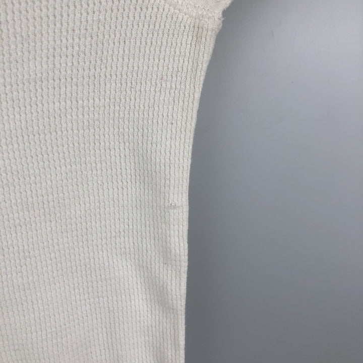 Ralph Lauren POLO RALPH LAUREN Thermal Ron T Waffle Men's L size cotton white type Vintage Second Hand