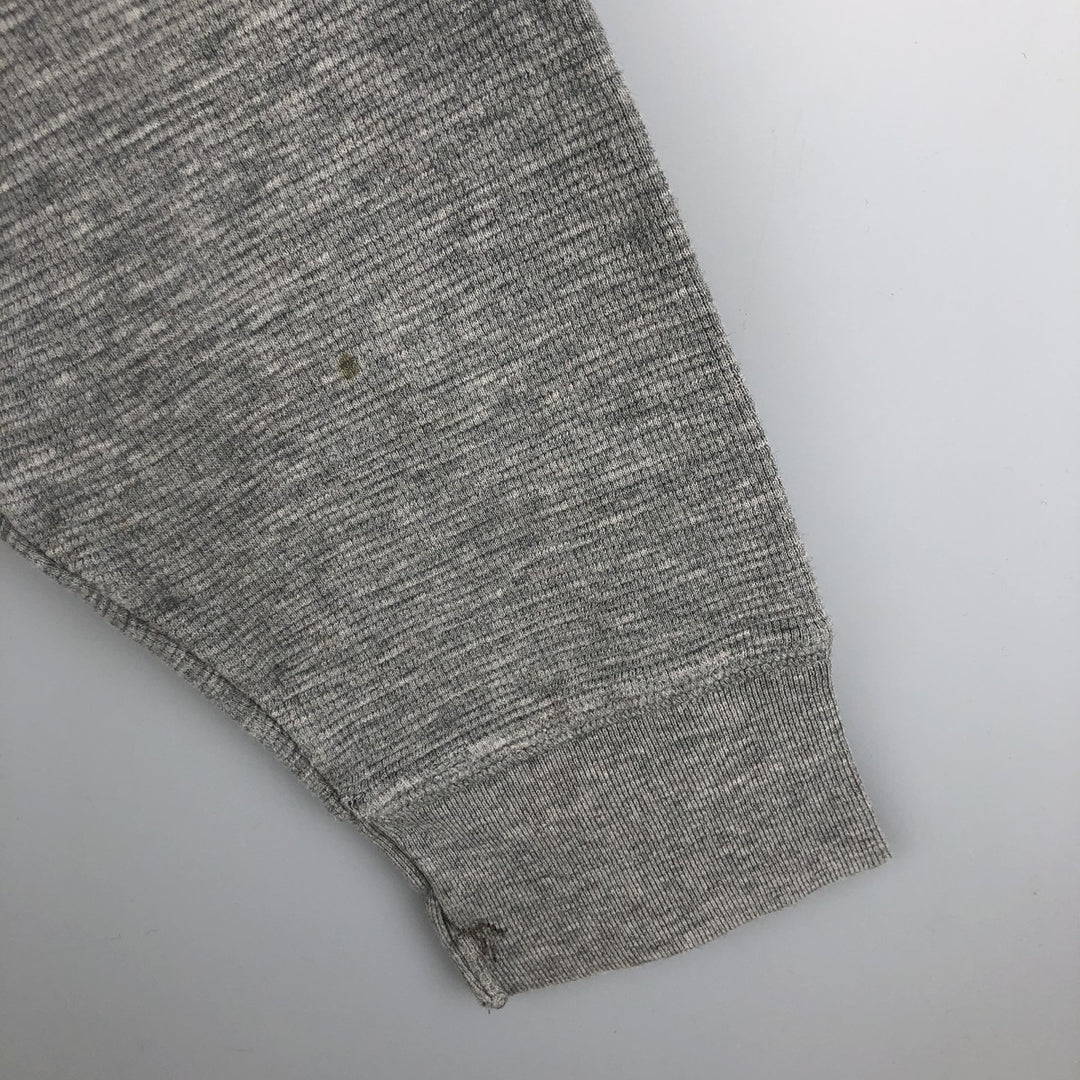 Ralph Lauren POLO RALPH LAUREN Thermal Ron T Waffle Men's L size cotton gray type Vintage Second Hand