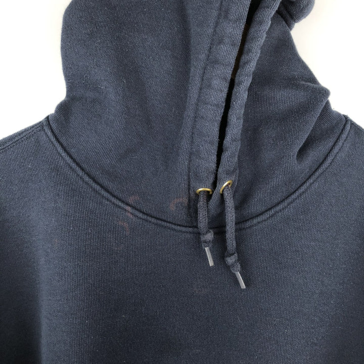 Carhartt ORIGINAL FIT sweatshirt pullover hoodie, men's size L cotton navy blue type Vintage Second Hand