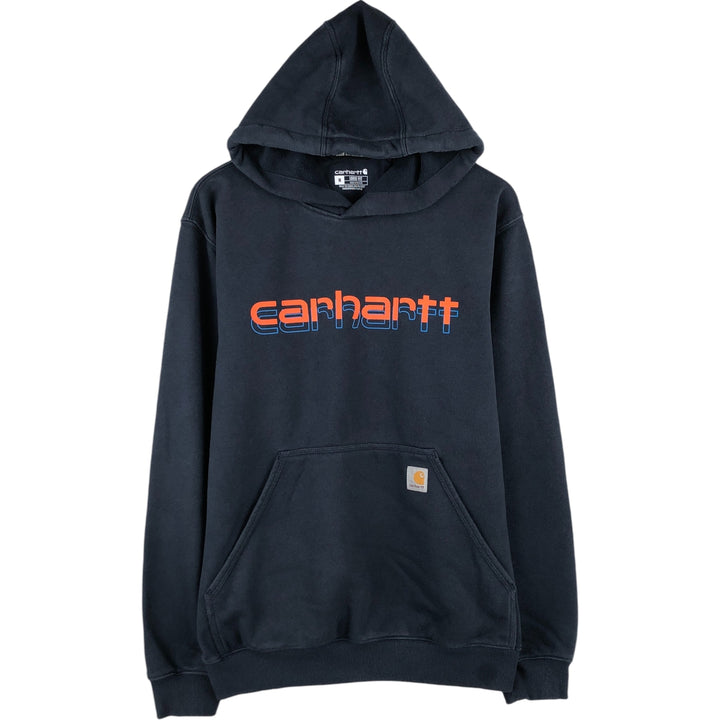Carhartt Loose Fit Sweat Pullover Hoodie, Men's M Size cotton navy blue type Vintage Second Hand