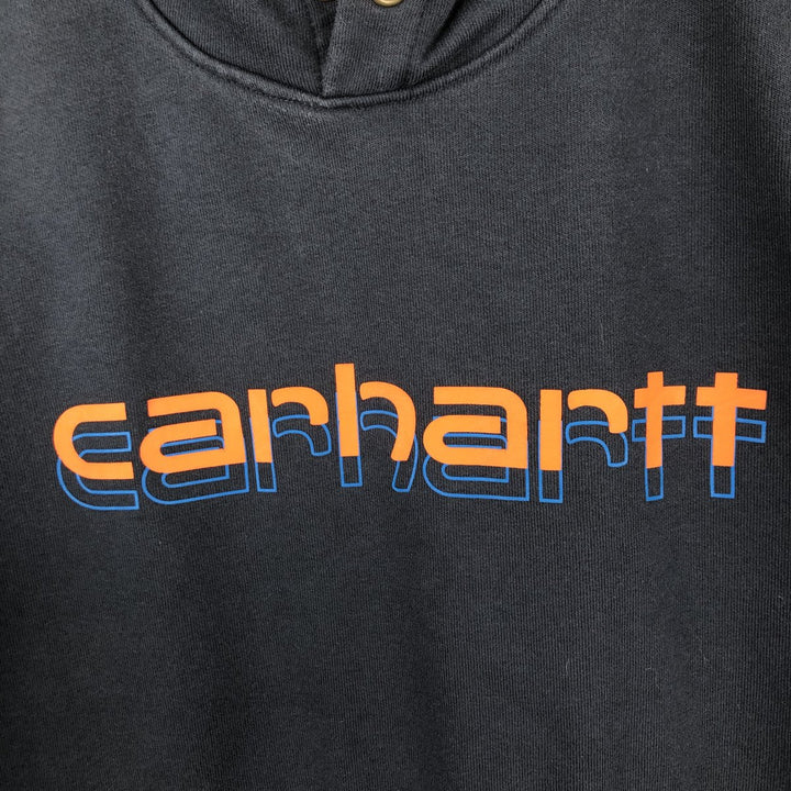 Carhartt Loose Fit Sweat Pullover Hoodie, Men's M Size cotton navy blue type Vintage Second Hand