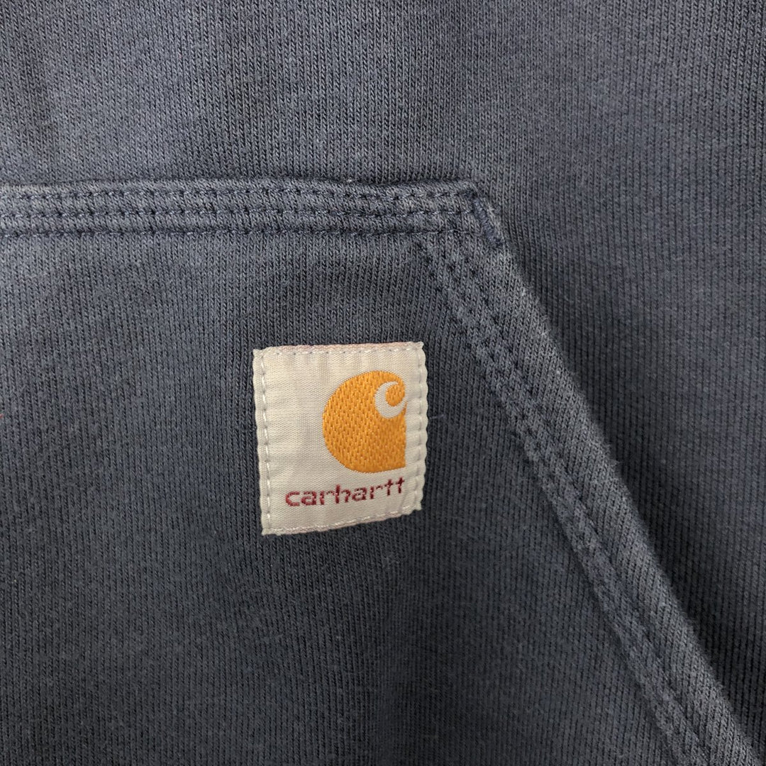 Carhartt Loose Fit Sweat Pullover Hoodie, Men's M Size cotton navy blue type Vintage Second Hand