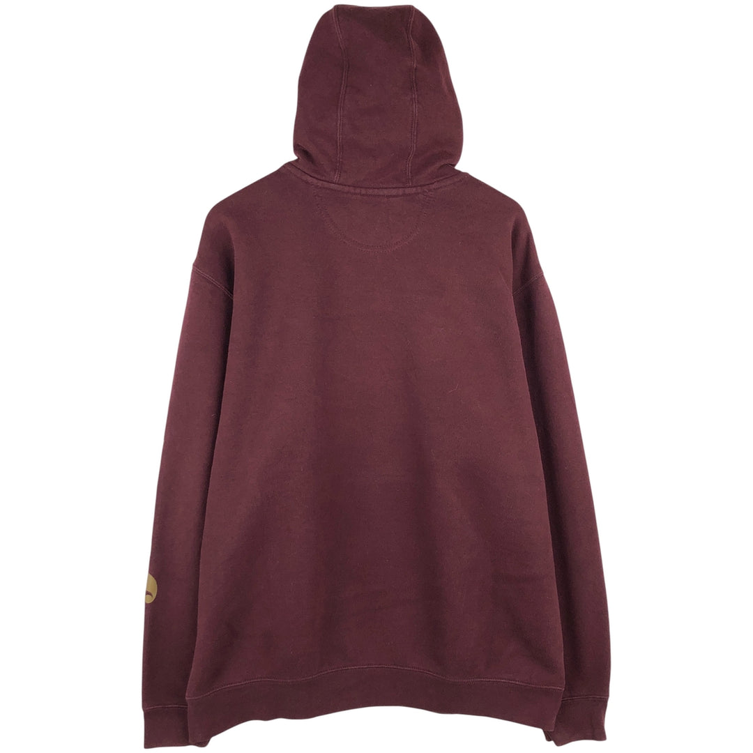 Carhartt Loose Fit Sweat Pullover Hoodie, Men's XL cotton red type reddish brown Vintage Second Hand