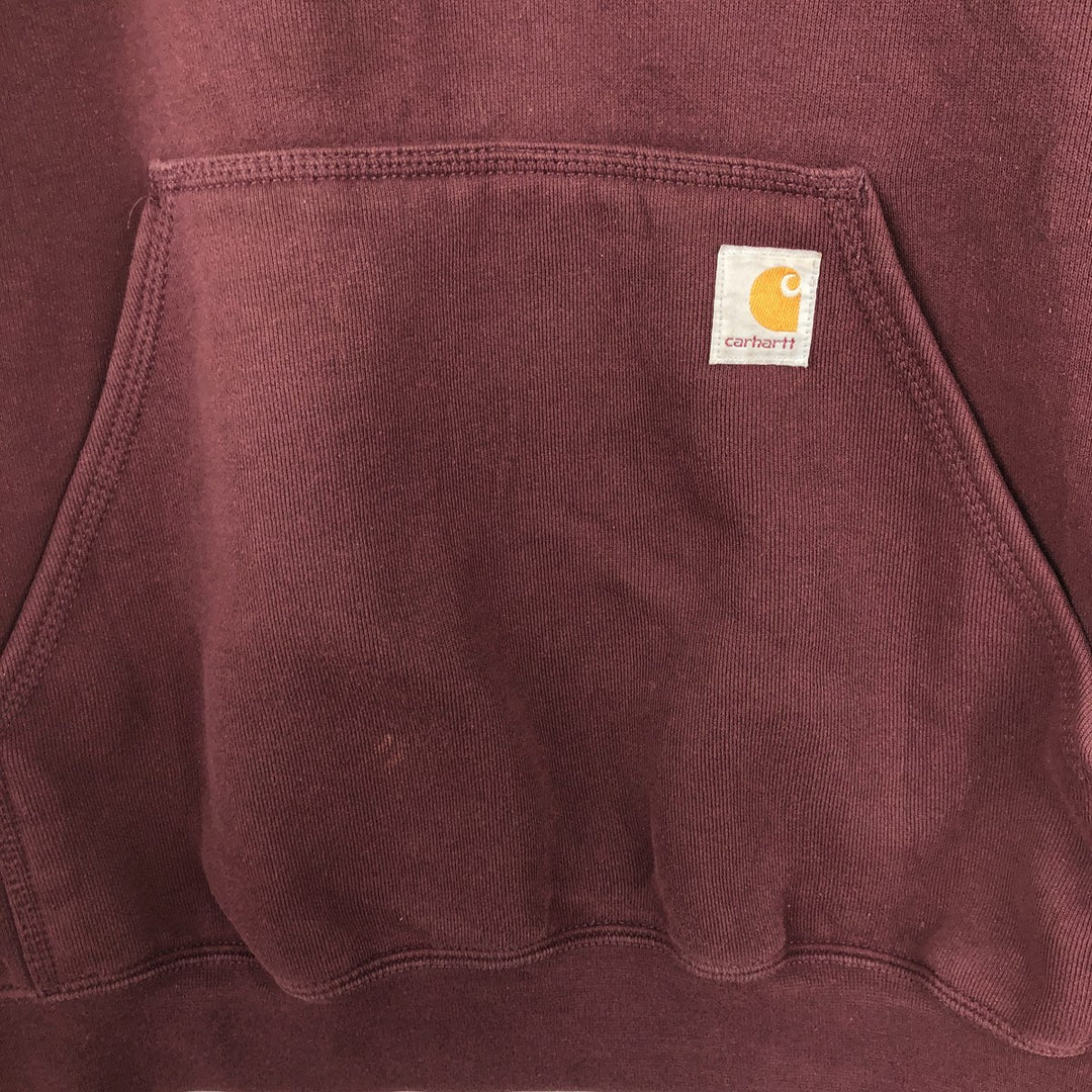 Carhartt Loose Fit Sweat Pullover Hoodie, Men's XL cotton red type reddish brown Vintage Second Hand