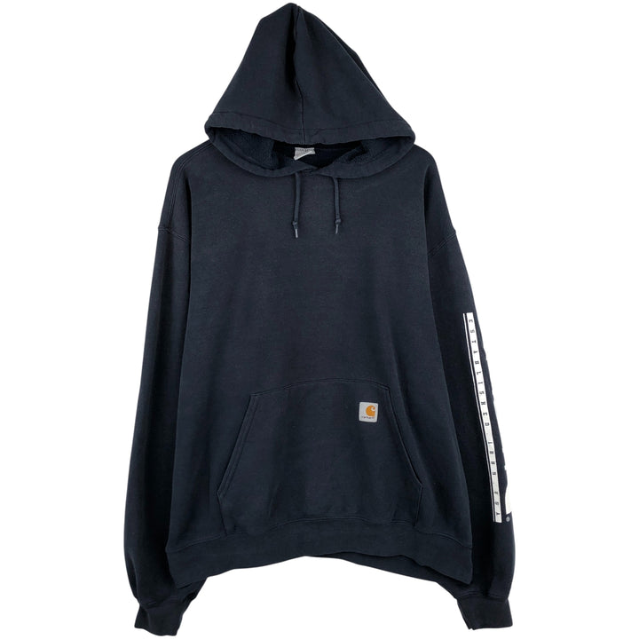 Carhartt Men's XXL Pullover Hoodie cotton black type Vintage Second Hand