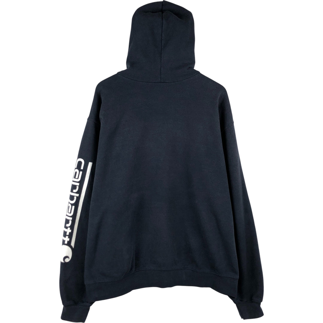Carhartt Men's XXL Pullover Hoodie cotton black type Vintage Second Hand