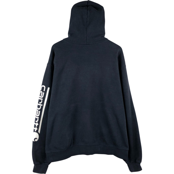 Carhartt Men's XXL Pullover Hoodie cotton black type Vintage Second Hand