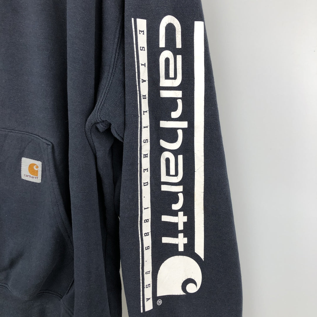 Carhartt Men's XXL Pullover Hoodie cotton black type Vintage Second Hand