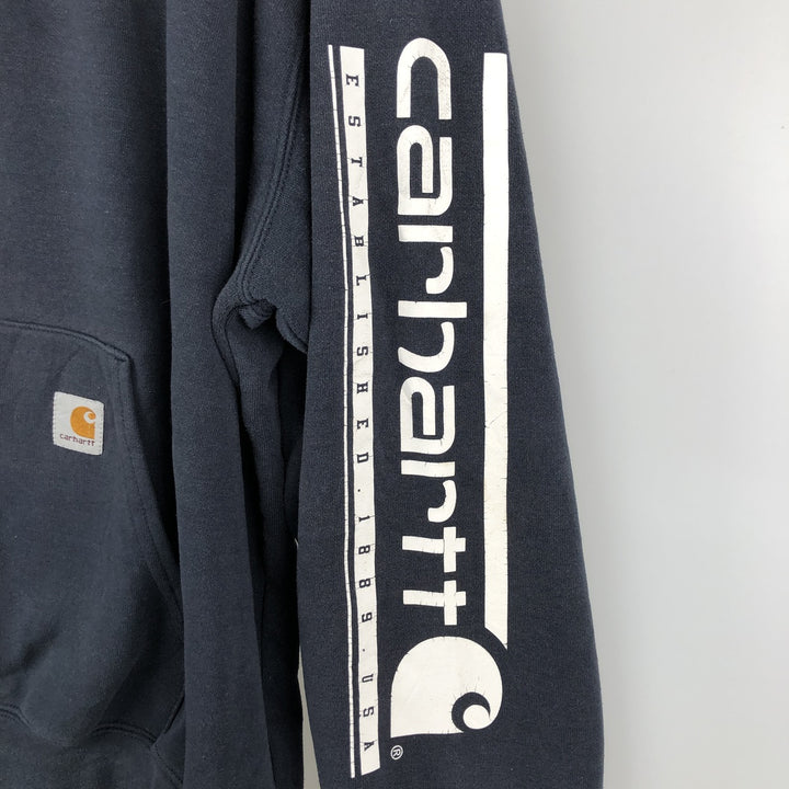 Carhartt Men's XXL Pullover Hoodie cotton black type Vintage Second Hand