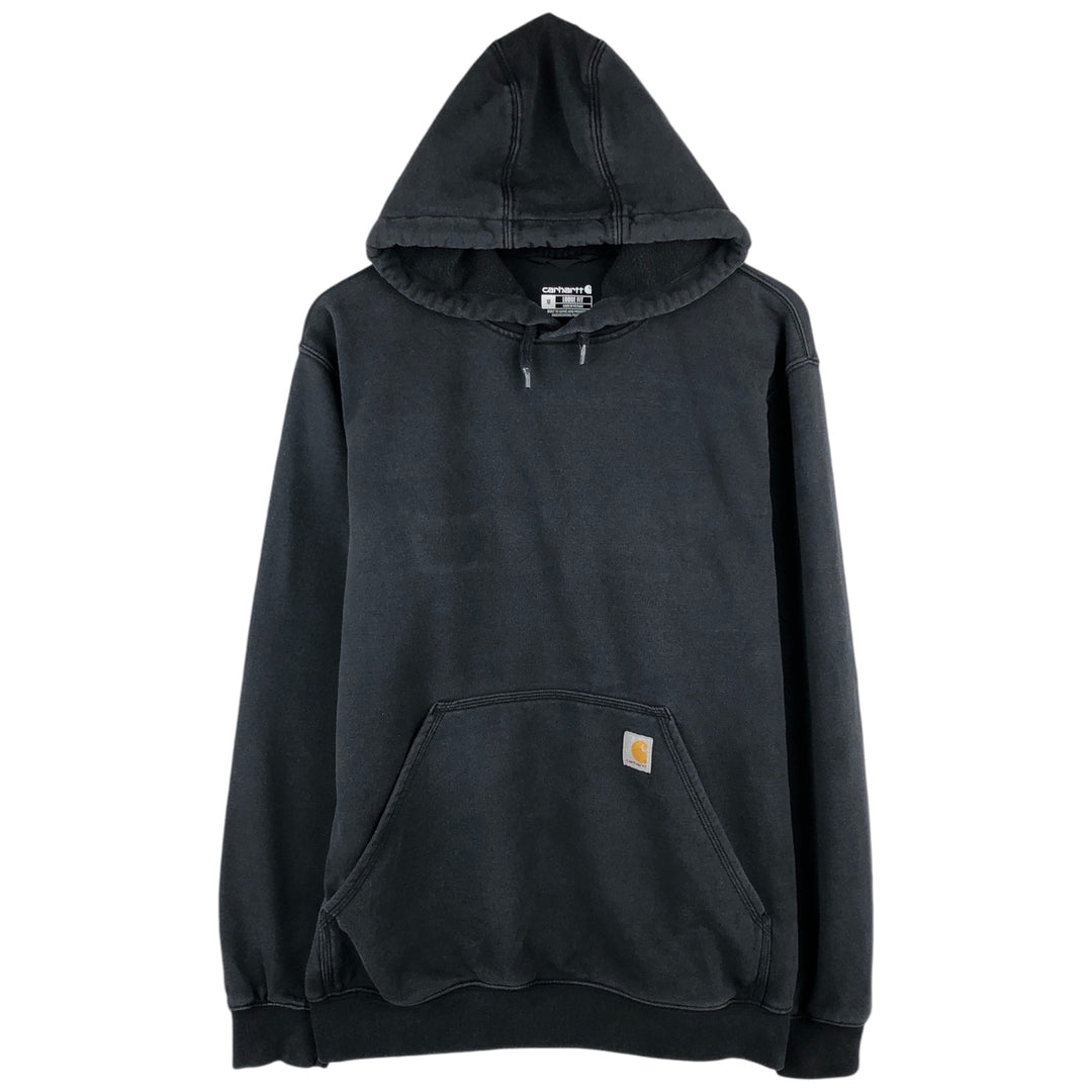 Carhartt Loose Fit Sweat Pullover Hoodie, Men's M Size cotton Charcoal Vintage Second Hand