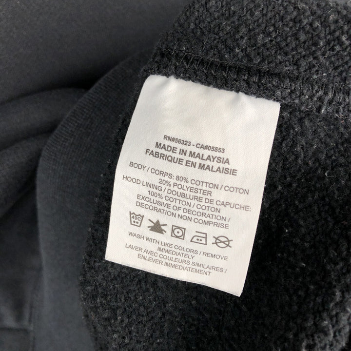 Nike Sweat Pullover Hoodie, Men's Size L cotton black type Vintage Second Hand