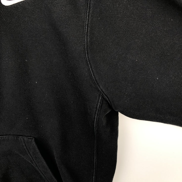 Nike Sweat Pullover Hoodie, Men's Size L cotton black type Vintage Second Hand