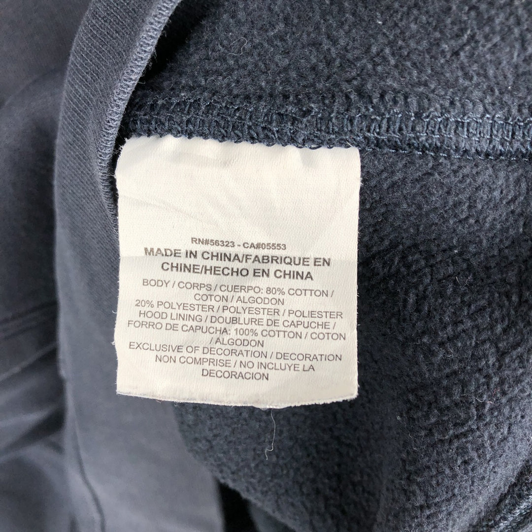 Nike Sweat Pullover Hoodie, Men's Size L cotton navy blue type Vintage Second Hand