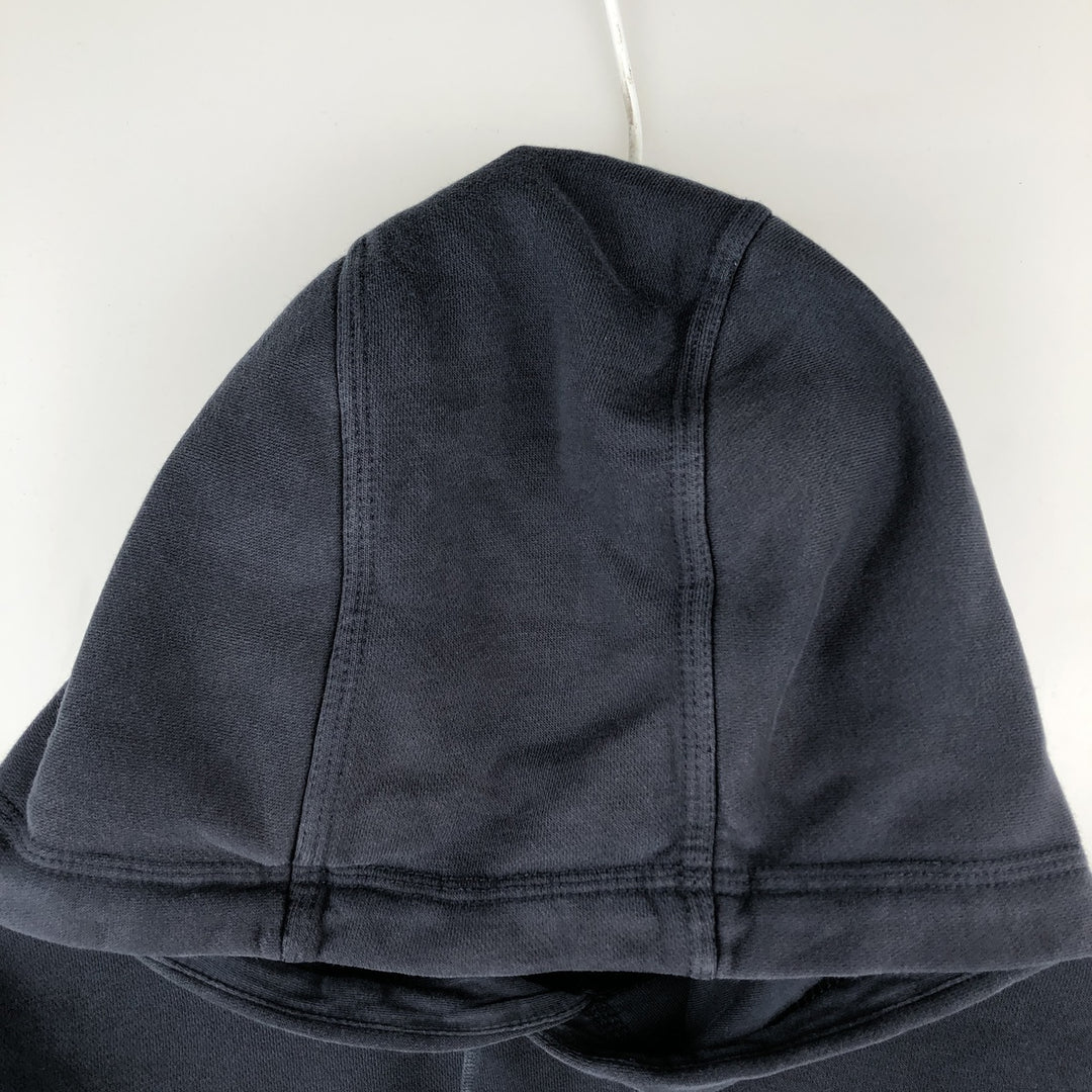 Nike Sweat Pullover Hoodie, Men's Size L cotton navy blue type Vintage Second Hand