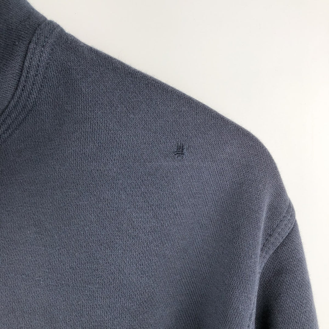 Nike Sweat Pullover Hoodie, Men's Size L cotton navy blue type Vintage Second Hand