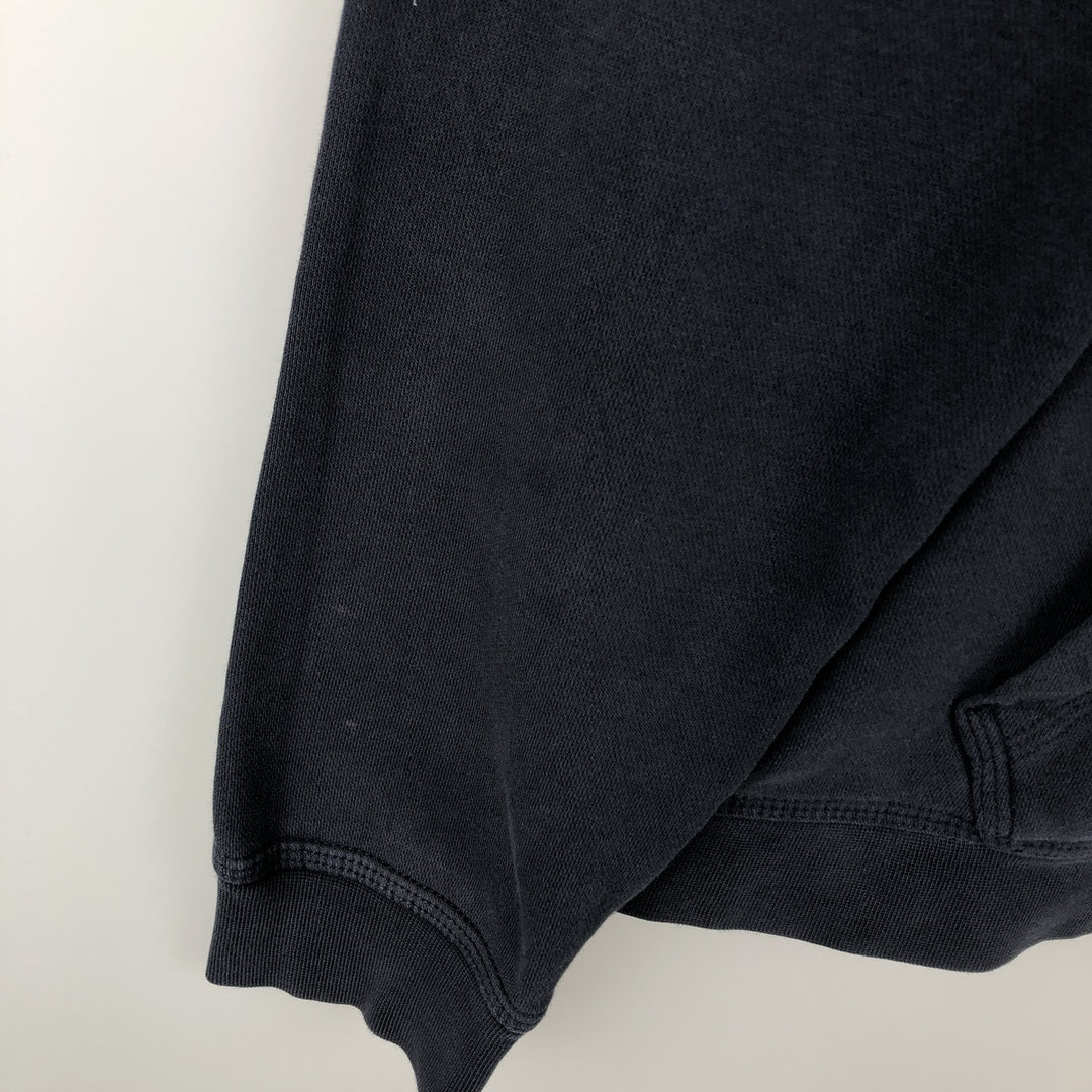 Nike Sweat Pullover Hoodie, Men's Size L cotton navy blue type Vintage Second Hand