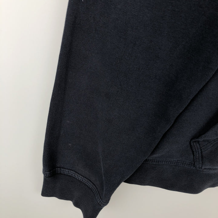 Nike Sweat Pullover Hoodie, Men's Size L cotton navy blue type Vintage Second Hand