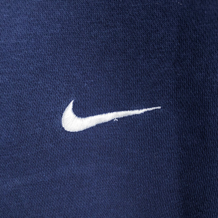 Nike Sweat Pullover Hoodie, Men's Size L cotton navy blue type Vintage Second Hand