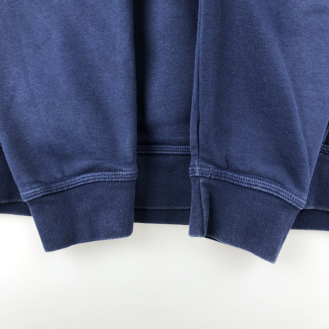 Nike Sweat Pullover Hoodie, Men's Size L cotton navy blue type Vintage Second Hand