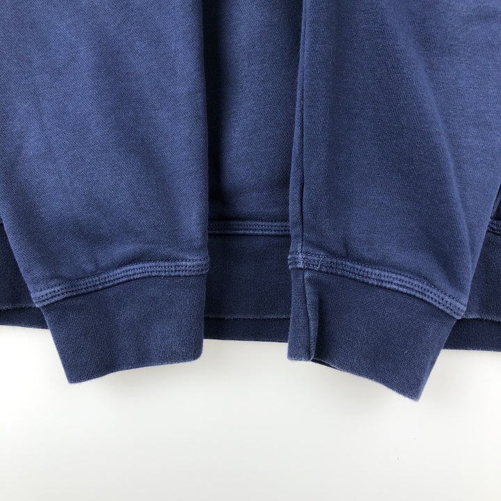 Nike Sweat Pullover Hoodie, Men's Size L cotton navy blue type Vintage Second Hand