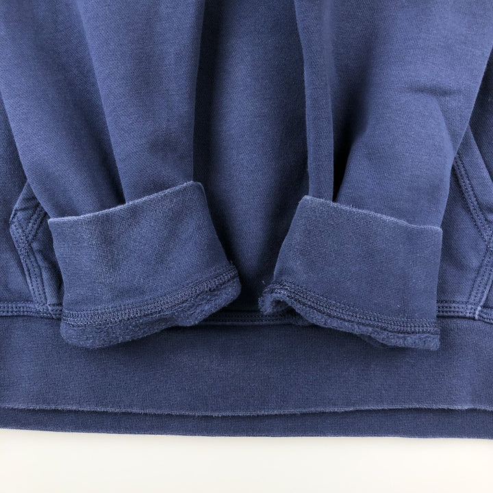 Nike Sweat Pullover Hoodie, Men's Size L cotton navy blue type Vintage Second Hand