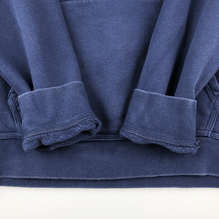Nike Sweat Pullover Hoodie, Men's Size L cotton navy blue type Vintage Second Hand