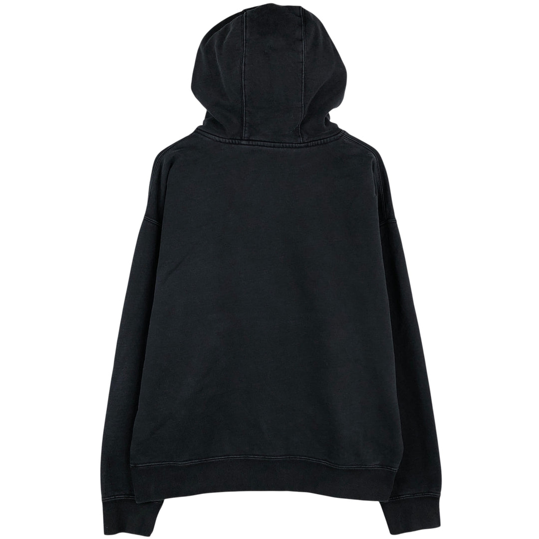 Nike Sweat Pullover Hoodie, Men's Size L cotton black type Vintage Second Hand