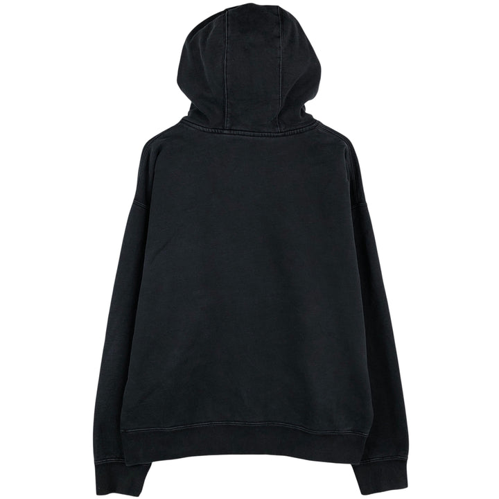 Nike Sweat Pullover Hoodie, Men's Size L cotton black type Vintage Second Hand