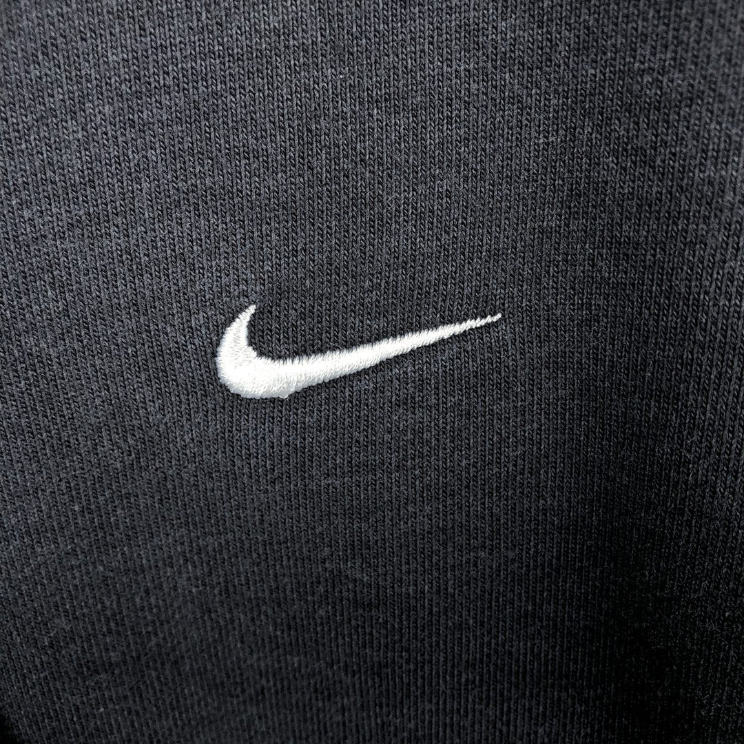 Nike Sweat Pullover Hoodie, Men's Size L cotton black type Vintage Second Hand