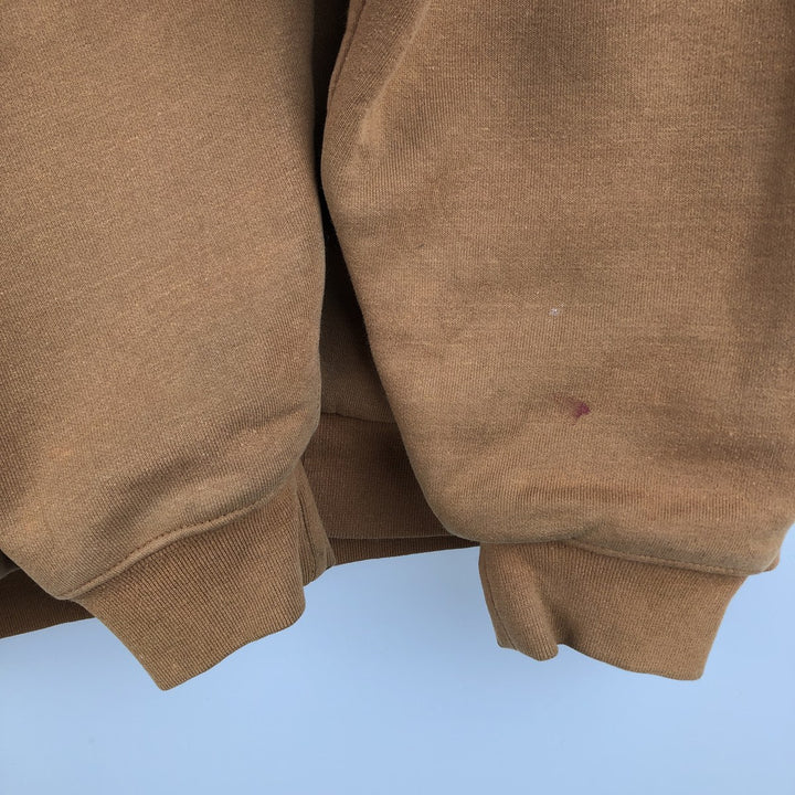 Carhartt Sweat Full Zip Hoodie Men's XXL unclear beige type brown Vintage Second Hand