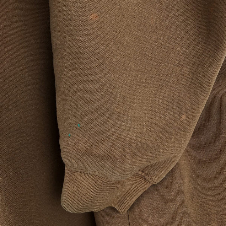 Carhartt Sweat Full Zip Hoodie Men's XXL unclear beige type brown Vintage Second Hand