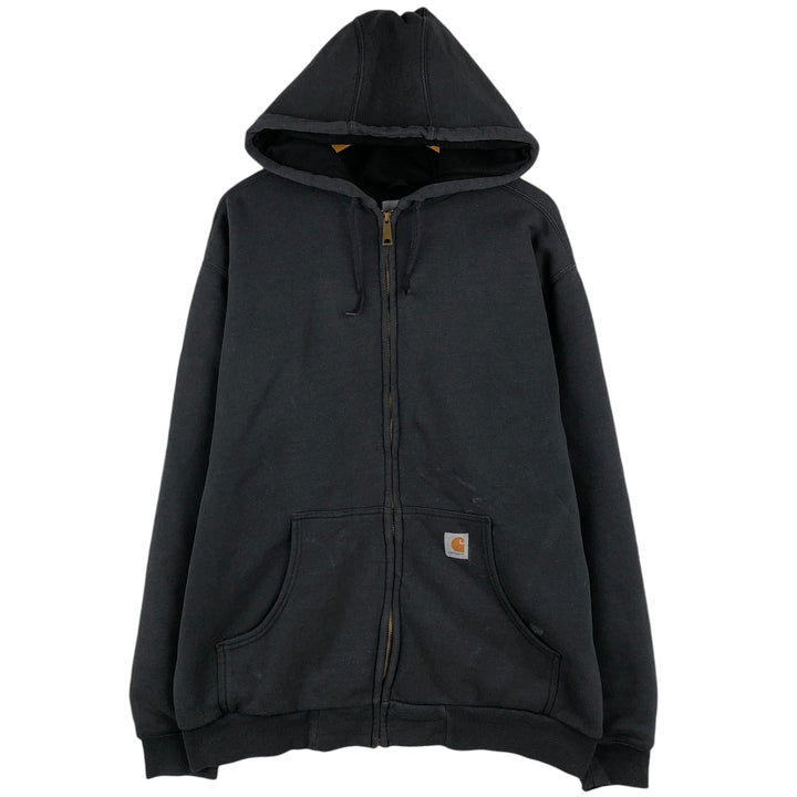Carhartt Sweat Full Zip Hoodie Men's XL unclear black type Vintage Second Hand
