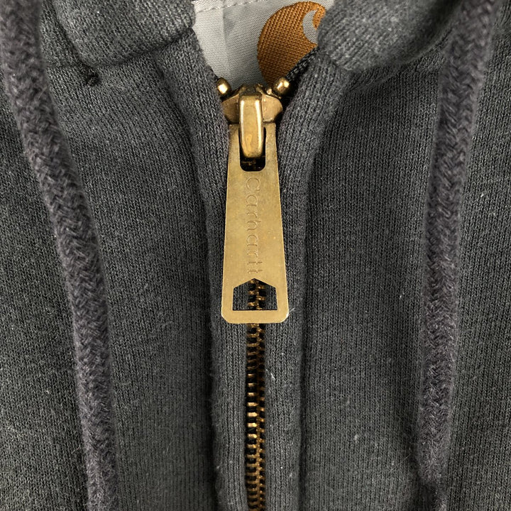Carhartt Sweat Full Zip Hoodie Men's XL unclear black type Vintage Second Hand