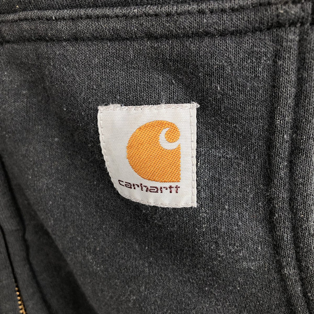 Carhartt Sweat Full Zip Hoodie Men's XL unclear black type Vintage Second Hand