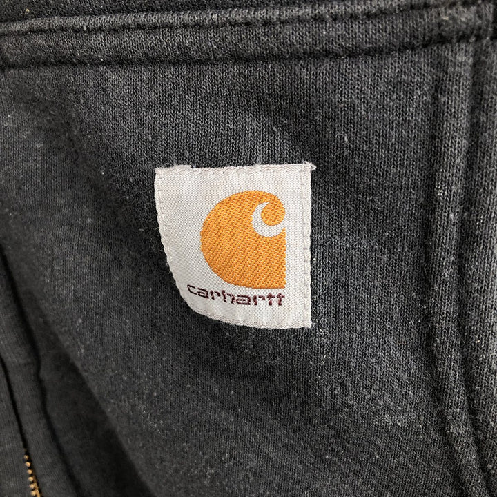 Carhartt Sweat Full Zip Hoodie Men's XL unclear black type Vintage Second Hand