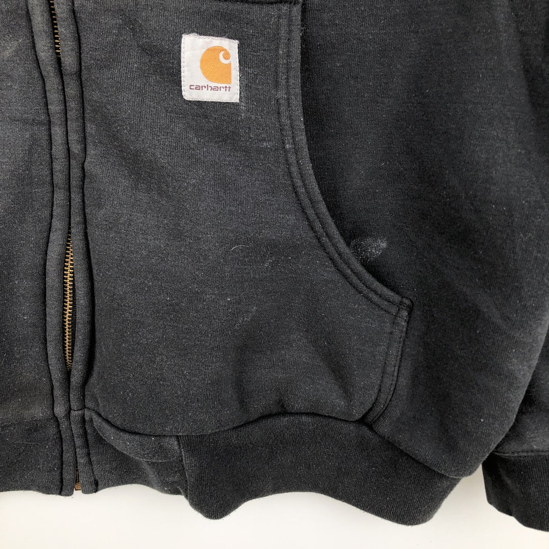 Carhartt Sweat Full Zip Hoodie Men's XL unclear black type Vintage Second Hand