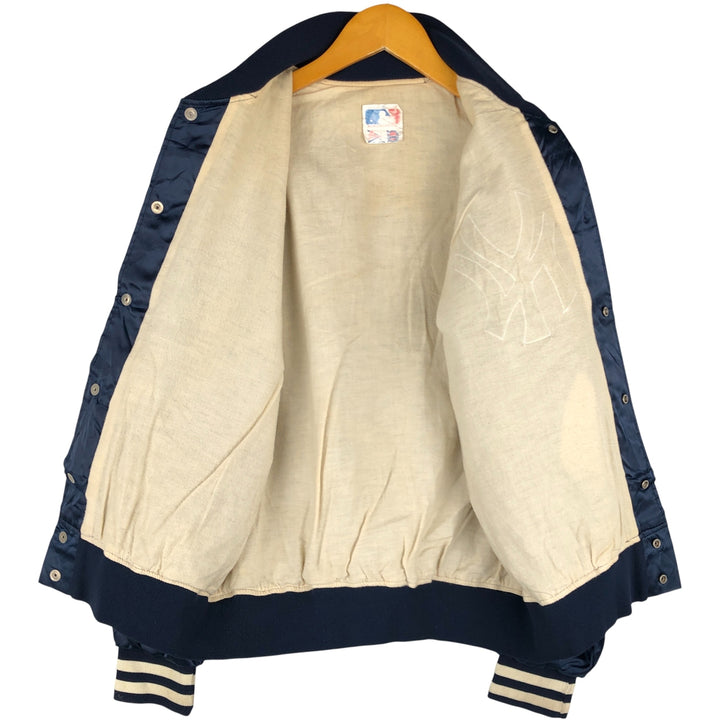 1980'S Felco MLB New York Yankees Nylon Varsity Jacket, Men's Size L unclear navy blue type Vintage Second Hand