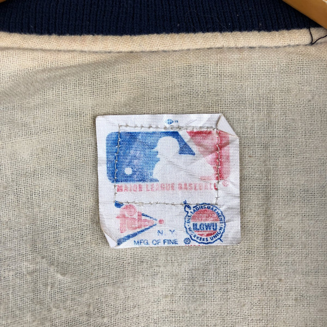 1980'S Felco MLB New York Yankees Nylon Varsity Jacket, Men's Size L unclear navy blue type Vintage Second Hand