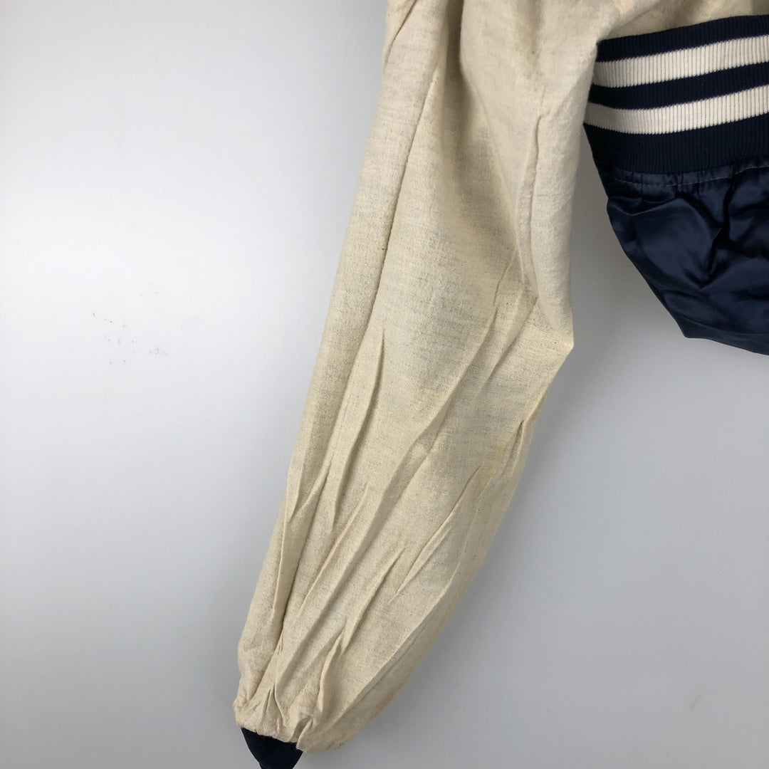 1980'S Felco MLB New York Yankees Nylon Varsity Jacket, Men's Size L unclear navy blue type Vintage Second Hand