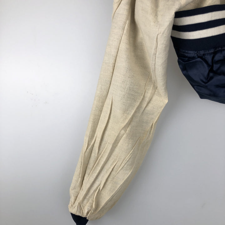 1980'S Felco MLB New York Yankees Nylon Varsity Jacket, Men's Size L unclear navy blue type Vintage Second Hand