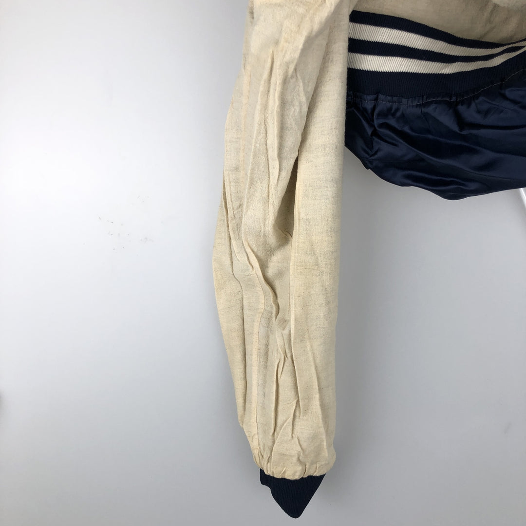 1980'S Felco MLB New York Yankees Nylon Varsity Jacket, Men's Size L unclear navy blue type Vintage Second Hand