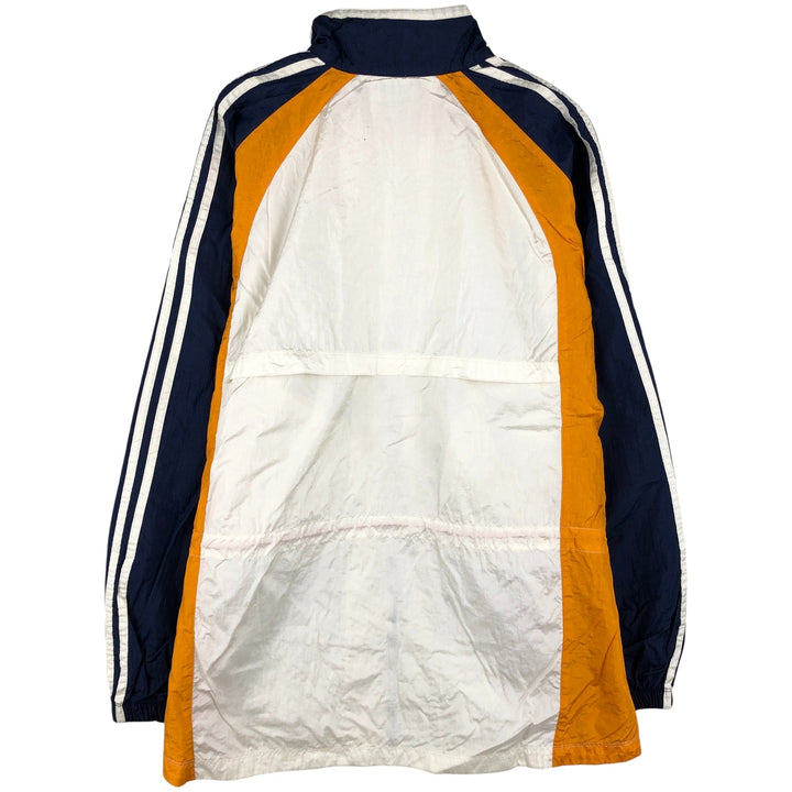 Vintage 80s-90'S Adidas 3-Striped Nylon Jacket, Men's Size XL Nylon ivory Vintage Second Hand