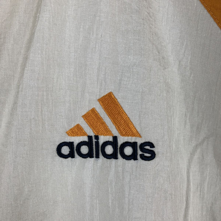 Vintage 80s-90'S Adidas 3-Striped Nylon Jacket, Men's Size XL Nylon ivory Vintage Second Hand