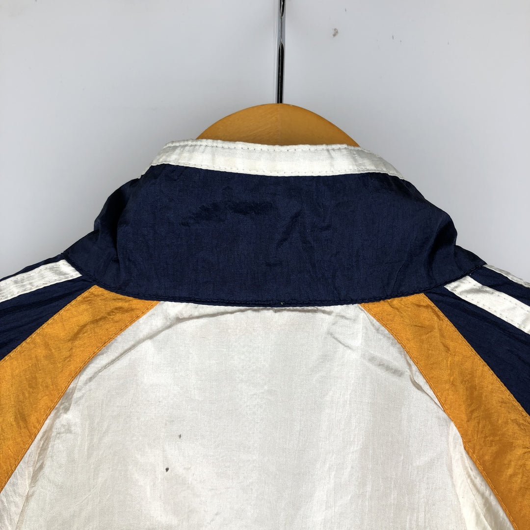 Vintage 80s-90'S Adidas 3-Striped Nylon Jacket, Men's Size XL Nylon ivory Vintage Second Hand