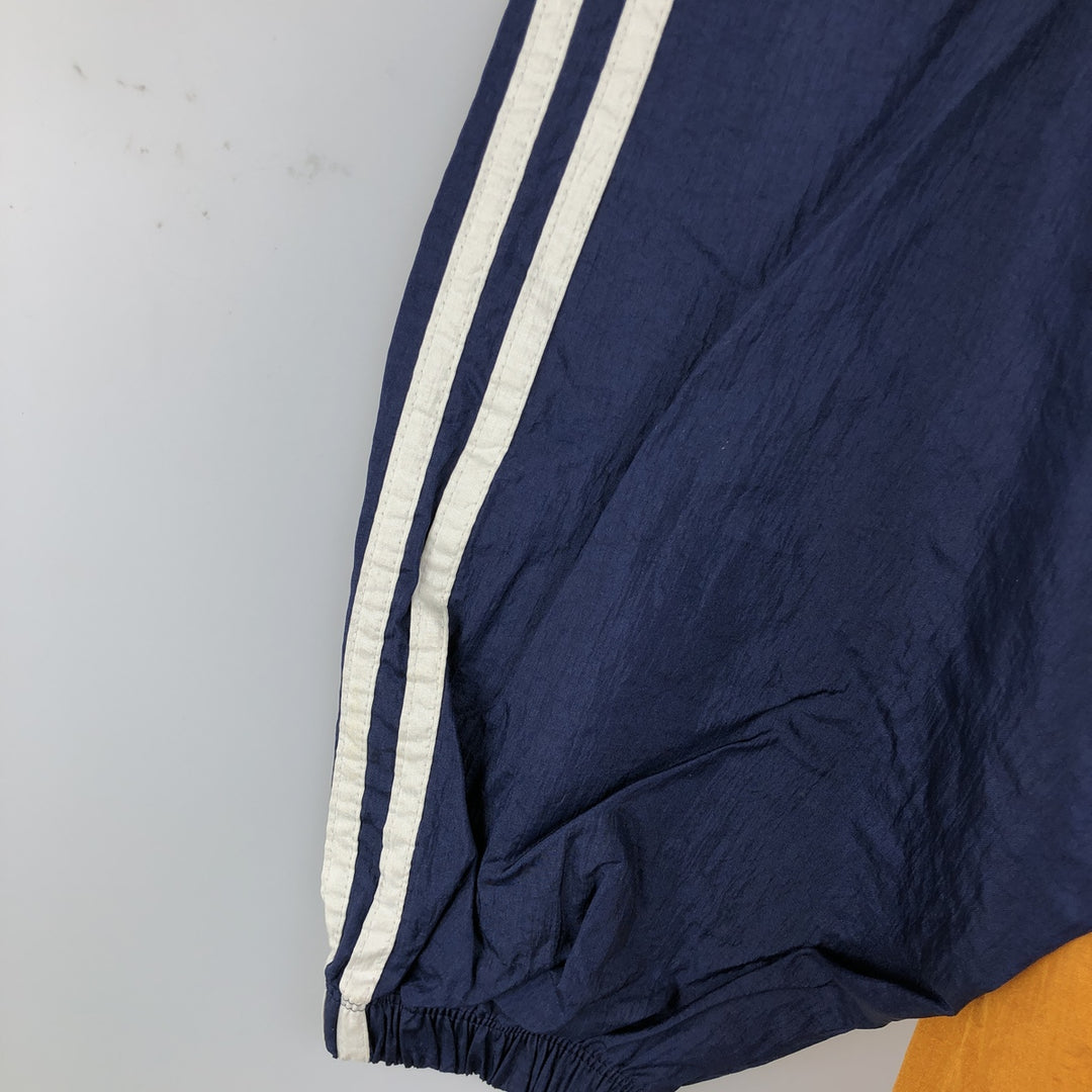 Vintage 80s-90'S Adidas 3-Striped Nylon Jacket, Men's Size XL Nylon ivory Vintage Second Hand