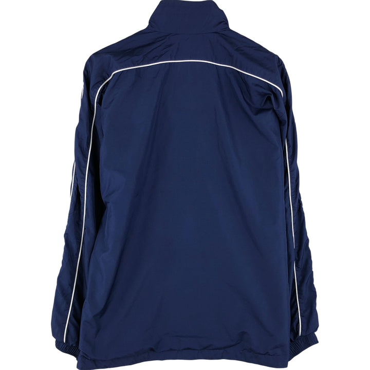 90s-00'S Adidas windbreaker, men's size M polyester Navy blue Vintage Second Hand
